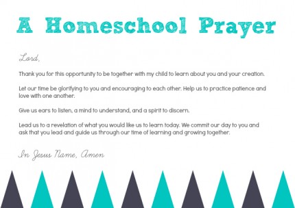 Homeschool Prayer