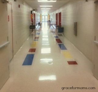 School Hallway