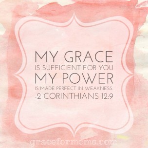Grace is sufficient