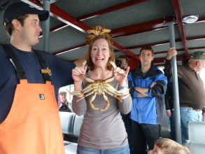 Crabbing was a blast