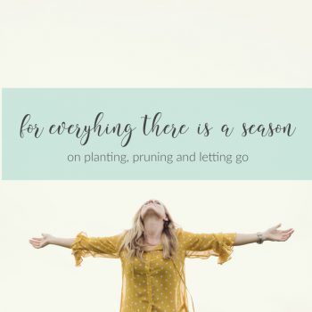 for everything there is a season